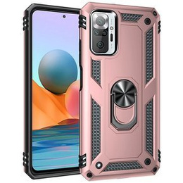 Páncélozott telefontok a Xiaomi Redmi Note 10 Pro, Nox Case Ring, rózsaszín rose gold