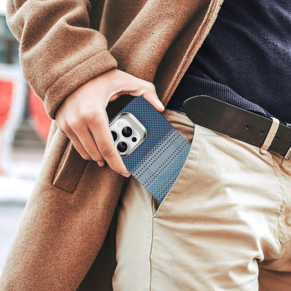 Tok iPhone 16 Pro készülékhez, Frame Kickstand, MagSafe, Moon Blue