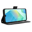 Flap tok Oppo Reno 14F, kártya slot, pénztárca, fekete