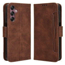 Pattintható tok a Samsung Galaxy A15 4G / 5G, Card Slot, barna