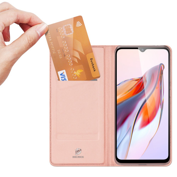 Dux Ducis Telefontok a Xiaomi Redmi 12C, Skinpro, rózsaszín rose gold