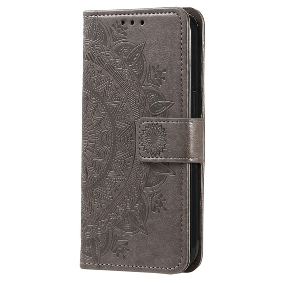 Pattintható tok a Xiaomi Redmi Note 13 Pro+, Mandala, szürke
