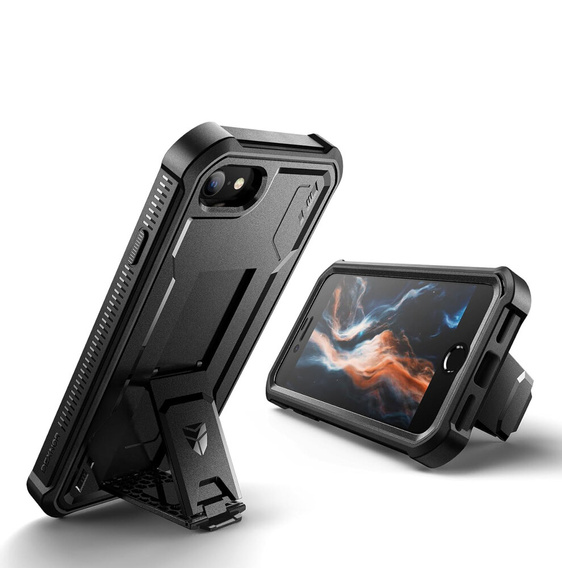 Páncélozott tok a iPhone 7 / 8 / SE 2020 / SE 2022, Dexnor Full Body, fekete