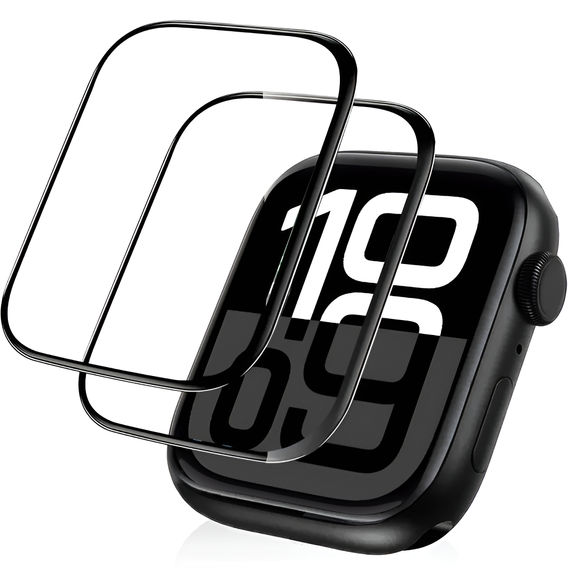 2x ERBORD hibrid üveg a Apple Watch 10/11 46mm