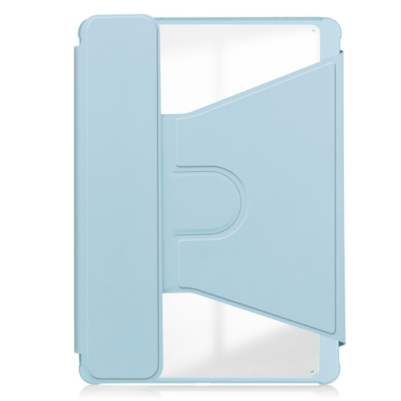 Billentyűzet tok Samsung Galaxy Tab S10 Lite / S10 FE / S9 FE, Rotary 360° Leather, világoskék