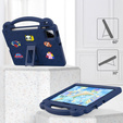 Gyermek tok Xiaomi Pad 7 / 7 Pro, Cute Patterns, állvánnyal, sötétkék