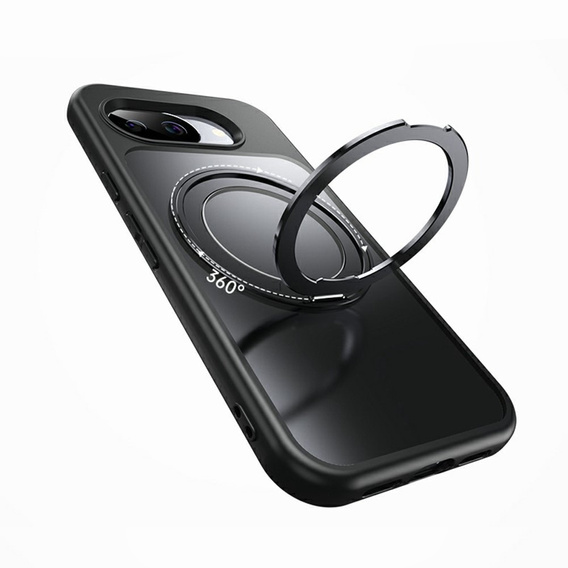 Google Pixel 10a tok, MagSafe kompatibilis, állvánnyal, fekete