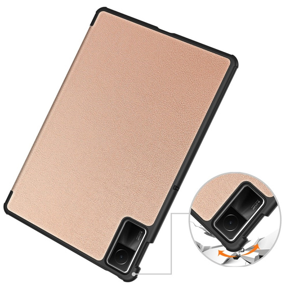 Tok Xiaomi Redmi Pad SE 11", Smartcase, rózsaszín rose gold