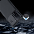 Tok Poco F5 Pro, páncélozott Nillkin, CamShield Pro, fekete