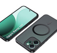 Matt tok Oppo Reno 14F, MagSafe-hoz, áttetsző fekete