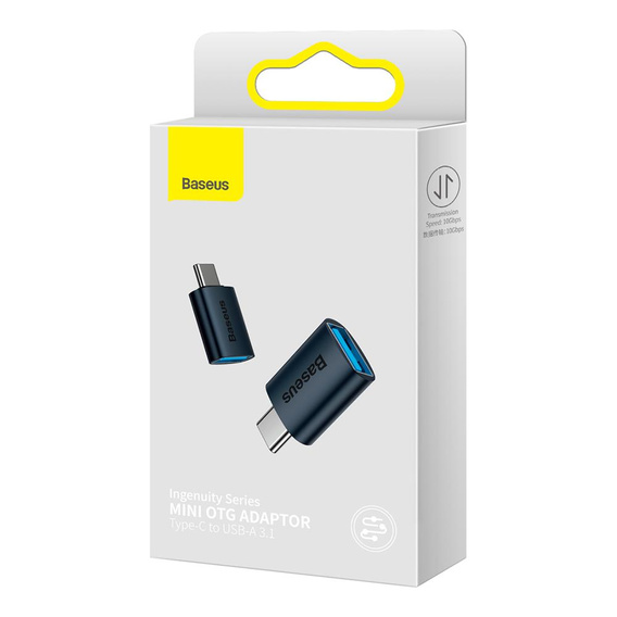 Baseus Ingenuity USB-C – USB-A 3.1 OTG adapter USB-C porttal rendelkező eszközökhöz