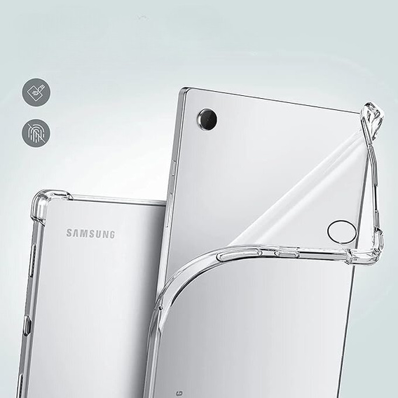 Tok Samsung Galaxy Tab A9 készülékhez, szilikon, átlátszó
