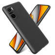 Telefontok a Xiaomi Mi 11i / POCO F3, Silicone Lite, fekete