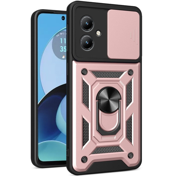 Telefontok a Motorola Moto G14, CamShield Slide, rózsaszín rose gold