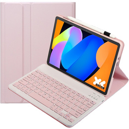 Bluetooth billentyűzet tok Lenovo Idea Tab 11" 2025 TB336FU TB336ZU TB336ZU, rózsaszínű