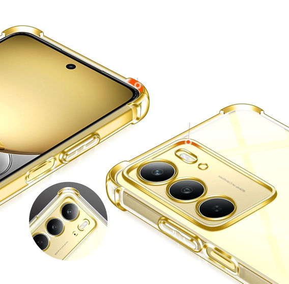 Telefontok a Realme 14X / Realme C75, Dropproof, átlátszó