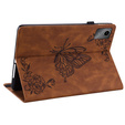 Tok Lenovo Tab M11, Butterfly, barna