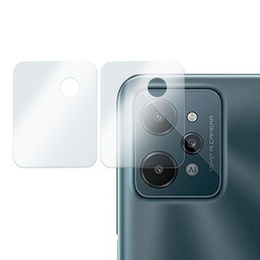 2x ERBORD edzett üveg a kamera számára, hogy Realme C31
