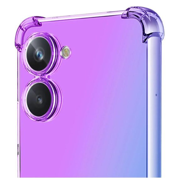 Tok Realme 10 4G, Gradient Dropproof, Lila / kék