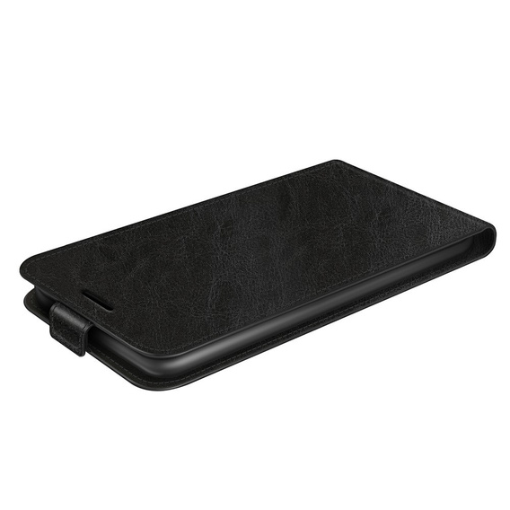 Pattintható tok a Motorola Moto G52 / G82 5G, Flip, fekete