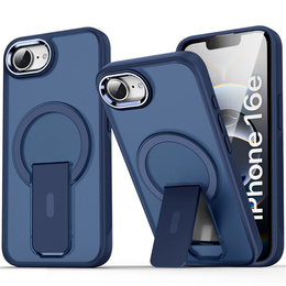 Tok Iphone 16E, Kickstand Matt Case, MagSafe, kék