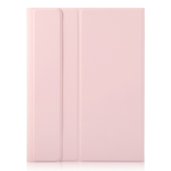 Tok + billentyűzet iPad 10.9 2022 10 Gen, TouchPad Pen Slot, rózsaszín rose gold