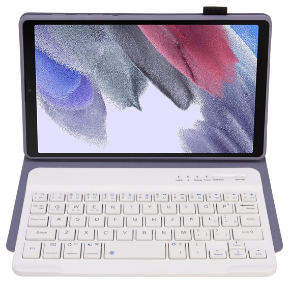 Tok + billentyűzet Samsung Galaxy Tab A7 Lite 8.7 T220 / 225, lila
