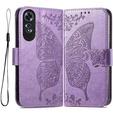 Pattintható tok a Oppo A60, Butterfly, lila