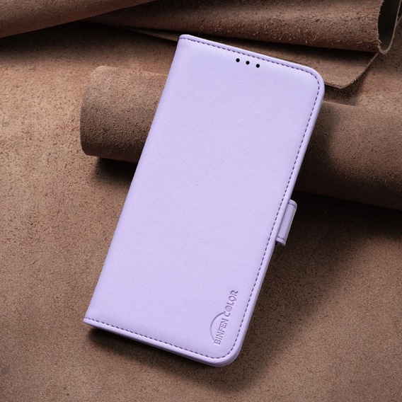 Pattintható tok a Xiaomi Redmi Note 13 5G, BINFEN Wallet, lila