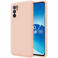 Telefontok a Oppo Reno 6 5G, Silicone Lite, rózsaszín