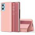 Telefontok a Realme 9i / Oppo A96, Clear View, rózsaszín rose gold