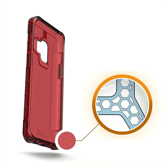 Urban Armor Gear Telefontok a Samsung Galaxy S9, Plyo, piros