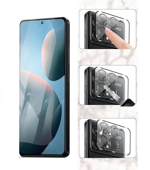 Edzett kameraüveg Xiaomi Poco F6 Pro, átlátszó