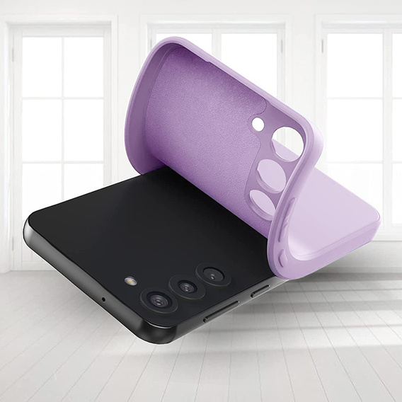 Telefontok a Samsung Galaxy S23 5G, Silicone Lite, lila