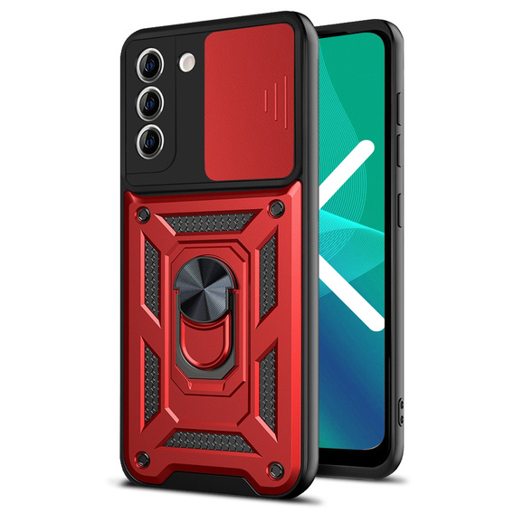 Telefontok a Samsung Galaxy S21 FE, CamShield Slide, piros