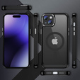 Tok iPhone 15 Plus, ERBORD Impact Guard, MagSafe, fekete