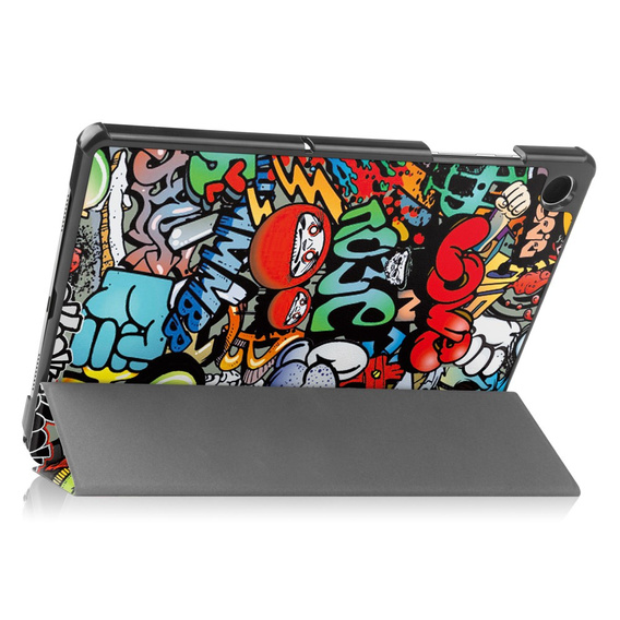Tok Samsung Galaxy Tab A9, Smartcase, graffiti