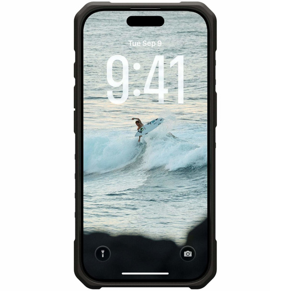 Urban Armor Gear Telefontok a iPhone 15 Plus, Pathfinder MagSafe, fekete