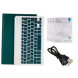 Tok + billentyűzet Lenovo Tab M10 Plus Gen 3 TB-125F TB-128F, sötétzöld