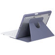 Billentyűzet tok iPad 11" 2025 A16 (11 gen.) / iPad 10.9" 2022 (10 gen.), Rotary 360° Leather, lila