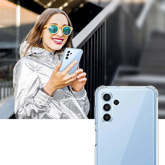 Tok Samsung Galaxy A54 5G, Anti-Shock, átlátszó + üveg 9H