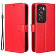 Pattintható tok a Oppo Reno 12, Crazy Horse Wallet, piros