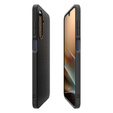 A Spigen tok Samsung Galaxy A26 5G, Liquid Air, fekete + 9H edzett üveghez