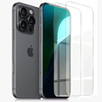 2x edzett üveg ERBORD 9H Hard Glass a képernyőn a iPhone 16 Pro Max