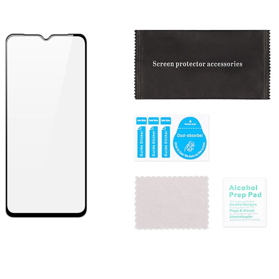 Edzett üveg Xiaomi Redmi 10C / 12C, Dux Ducis teljes képernyőhöz, kék