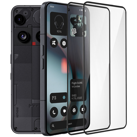 2x ERBORD 3D edzett üveg a Nothing Phone 3 5G készülékhez