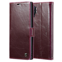 CASEME flip tok Samsung Galaxy Note 10 Plus, Waxy Textured, piros