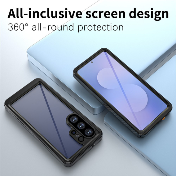 Samsung Galaxy S26 Ultra tok, IP68 vízálló Redpepper, fekete