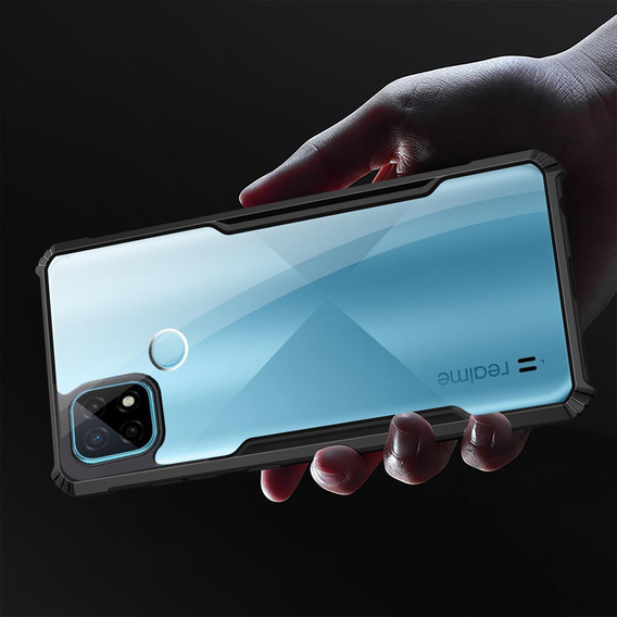 Telefontok a Realme C21, AntiDrop Hybrid, fekete