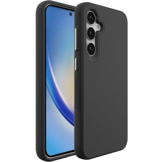 Páncélozott tok Samsung Galaxy A35 5G, Dual Armored, fekete